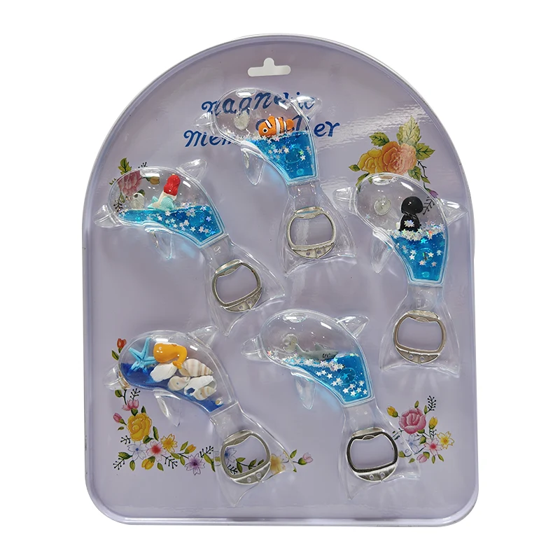 Dolphin Bottle Opener Refrigerator Magnet
