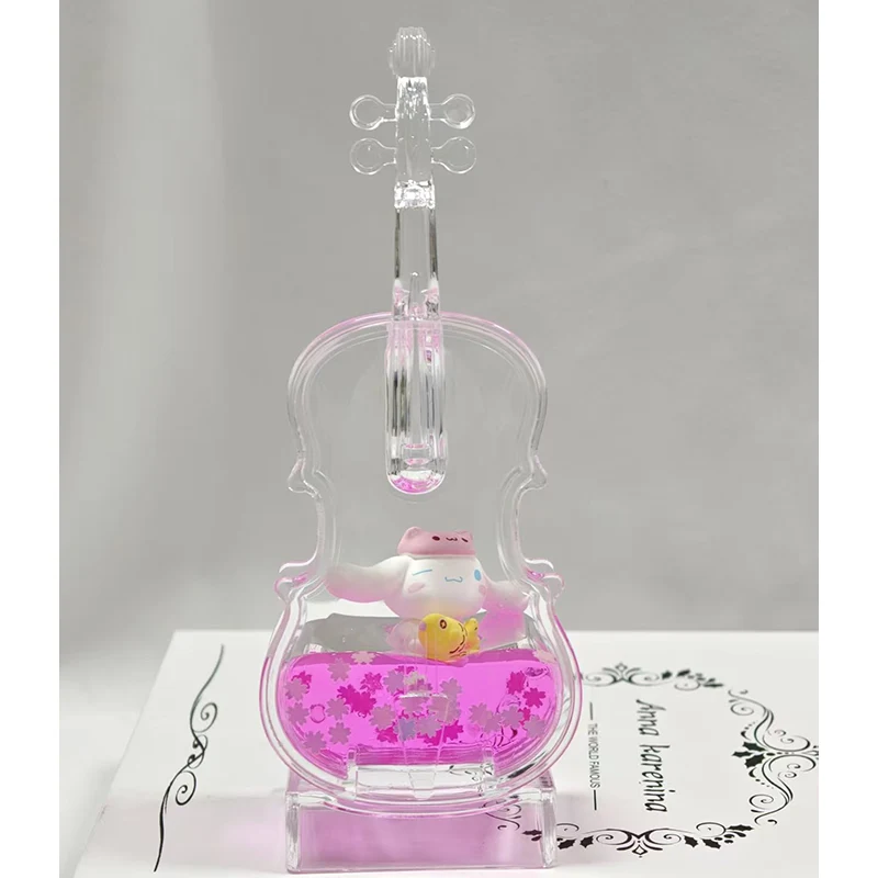 Creative violin Liquid Desk Decoration Creative violin Liquid Desk Decoration